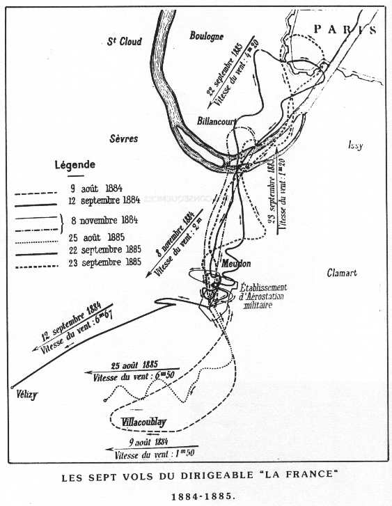 The Seven Flights of the Dirigible La France