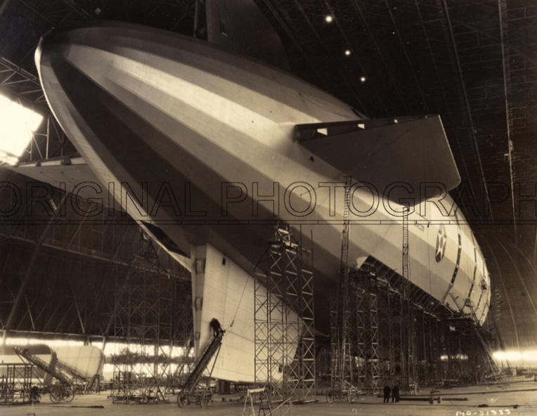 Construction of the USS Macon