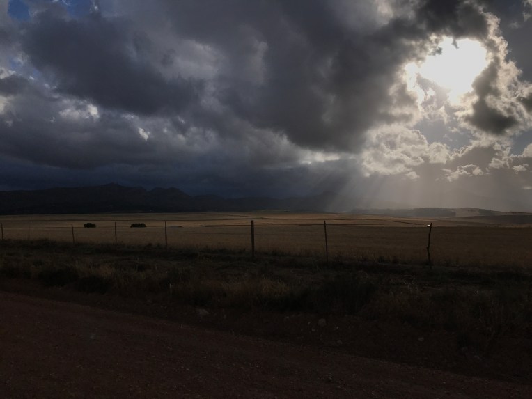 The Sun Through the Clouds, 27 November 2018. Copyright 2018 Forgotten Fields. All rights reserved.