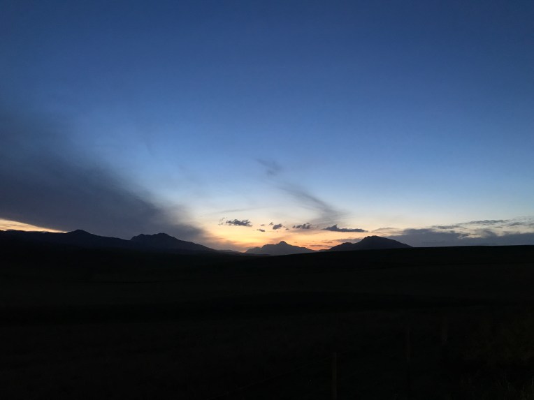 Mountains in the Twilight, 13 September 2019. Copyright 2019 Forgotten Fields. All rights reserved.