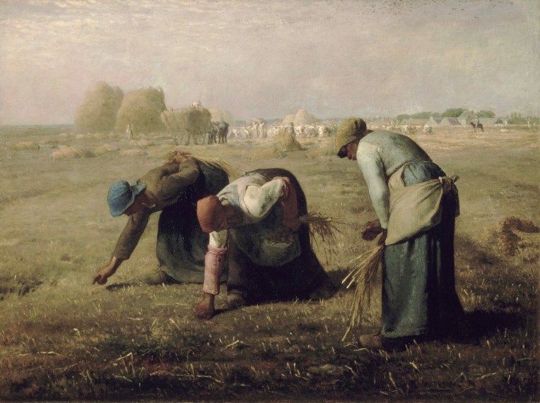Des Glaneuses (1857) by Jean-François Millet. Public domain.
